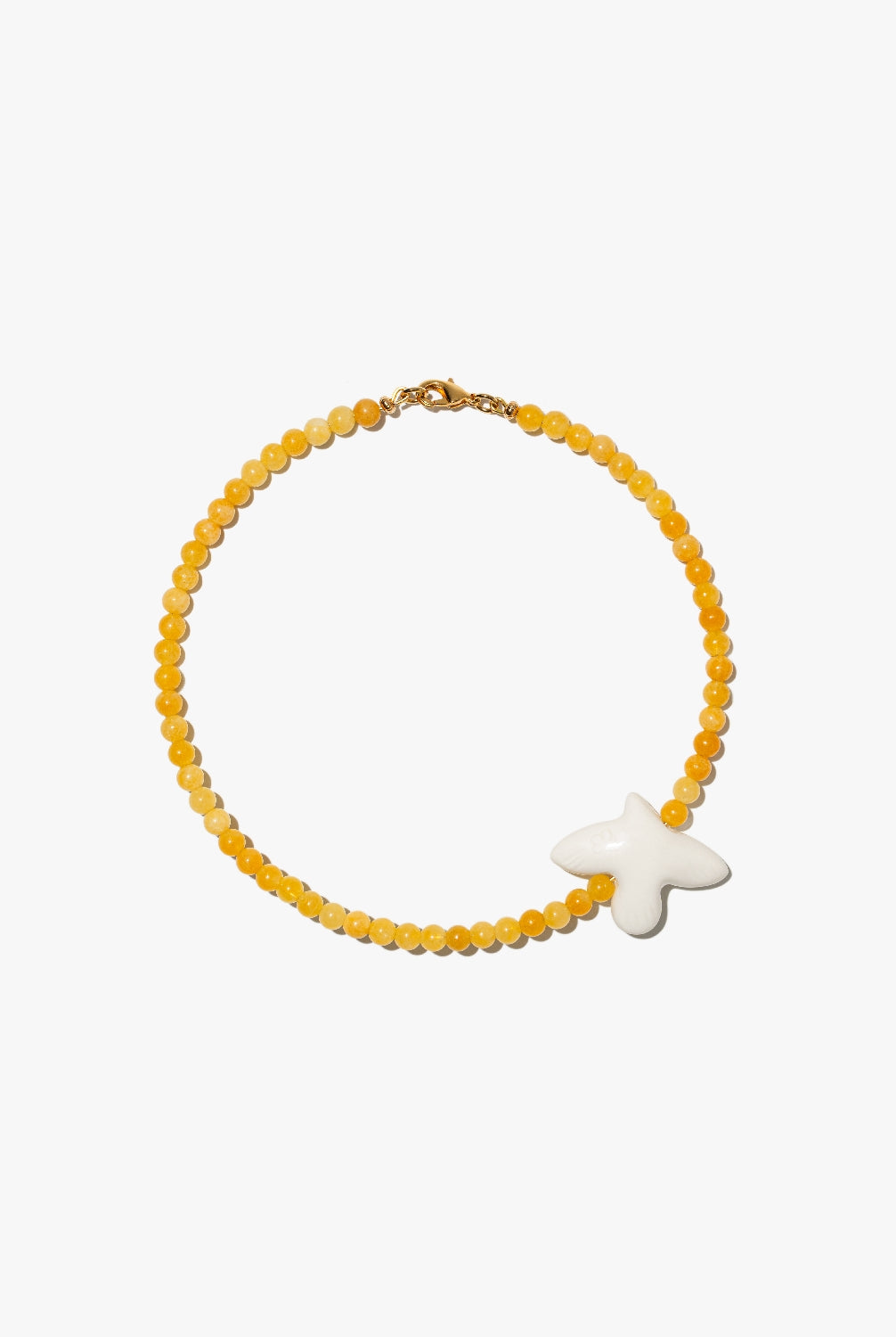 MYRNI necklace with citrine and bird