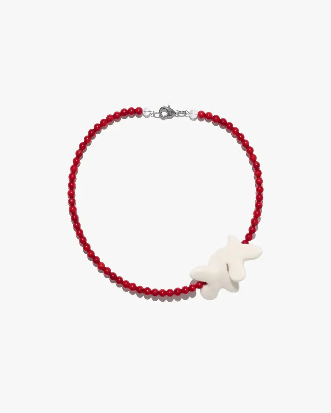 Myrni Necklace with Medium Corals and Birds