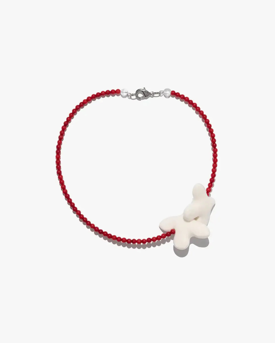 Myrni Necklace with Small Corals and Birds
