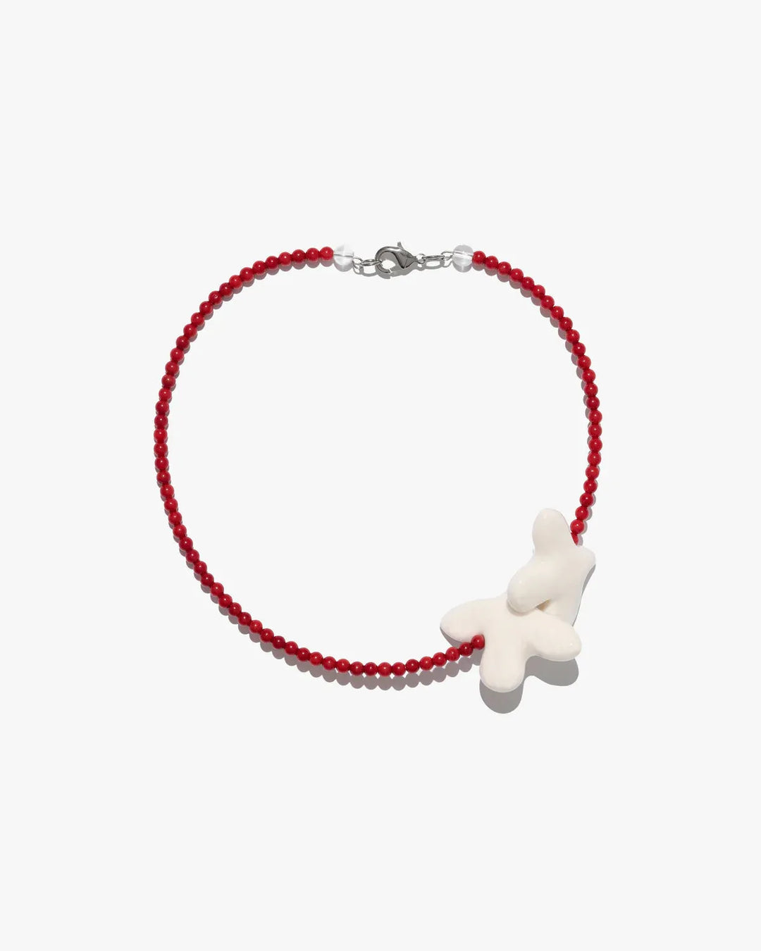 Myrni Necklace with Small Corals and Birds