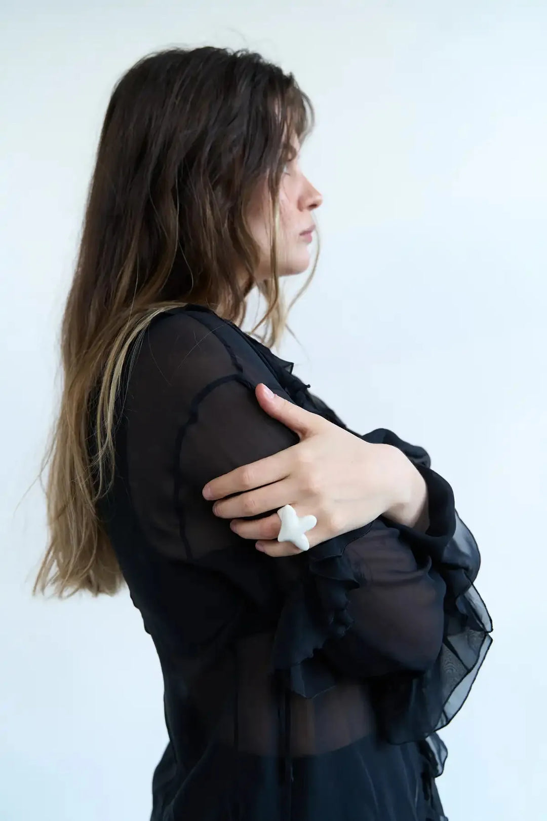 Myrni Bird with Straight Wings Ring