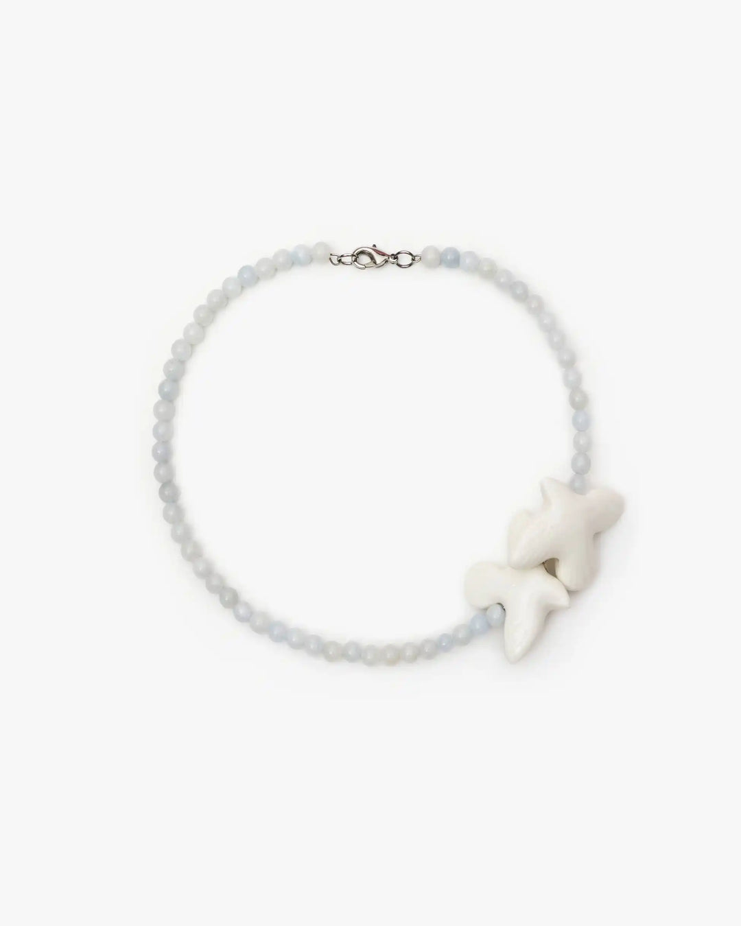Myrni Necklace with Blue Quartz and Birds
