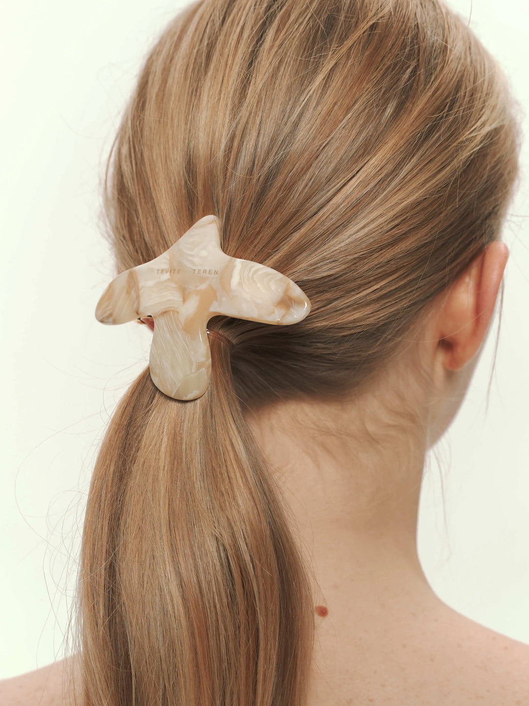 PALOMA large hair clip in marble color