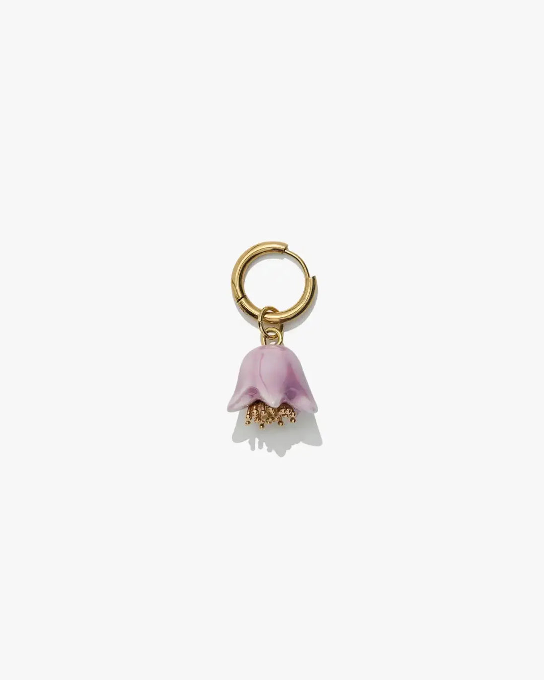 Polysk Small Bellflower Lilac Single Earring