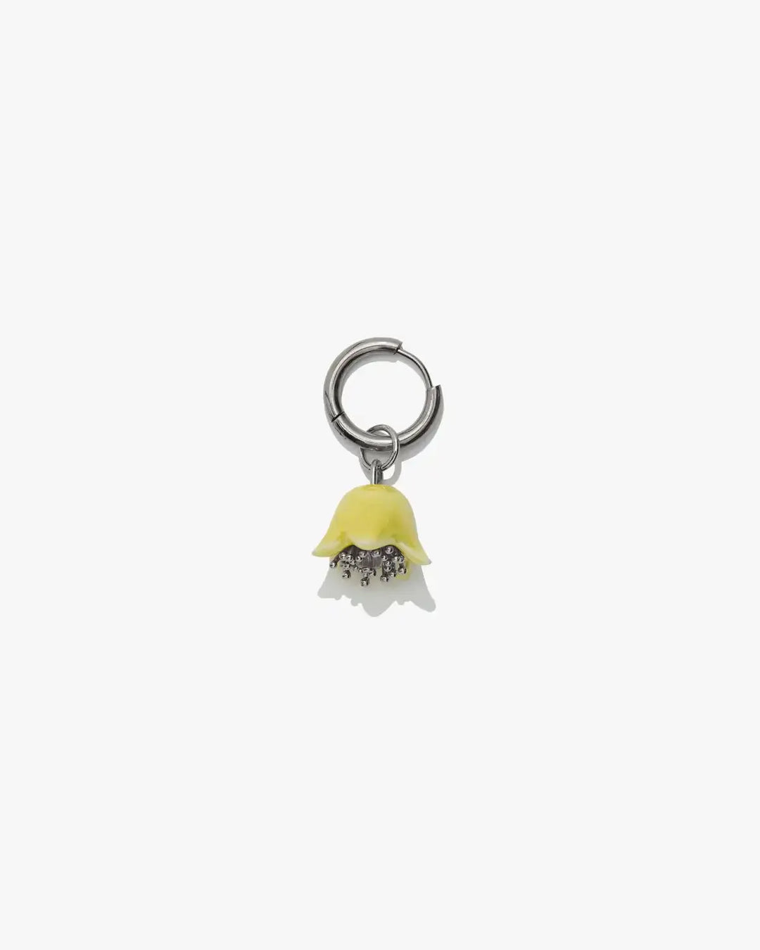 Polysk Small Bellflower Yellow Single Earring