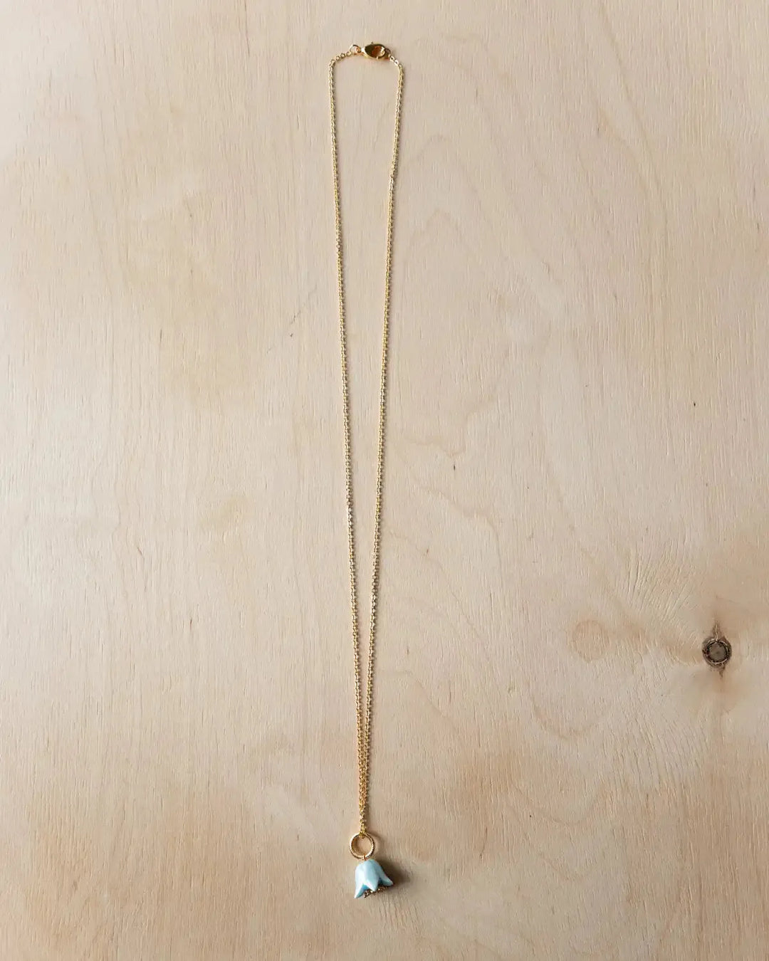 Polysk Small Sky Blue Bellflower Pendant