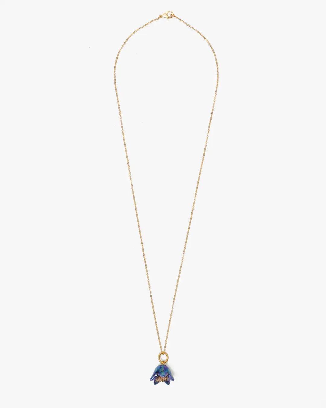 Polysk Small Black Bellflower Pendant