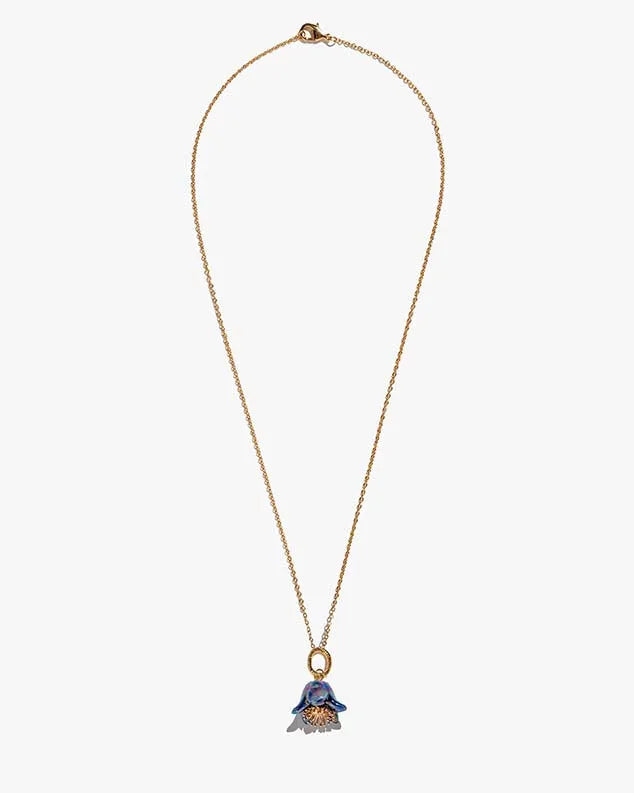 Polysk Small Blue Bellflower Pendant