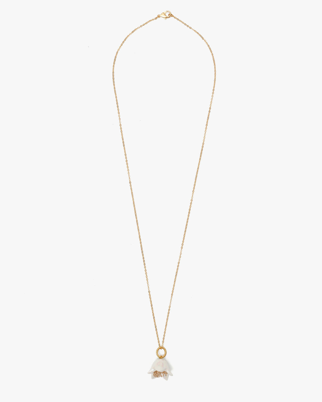 Polysk Bellflower White Pendant