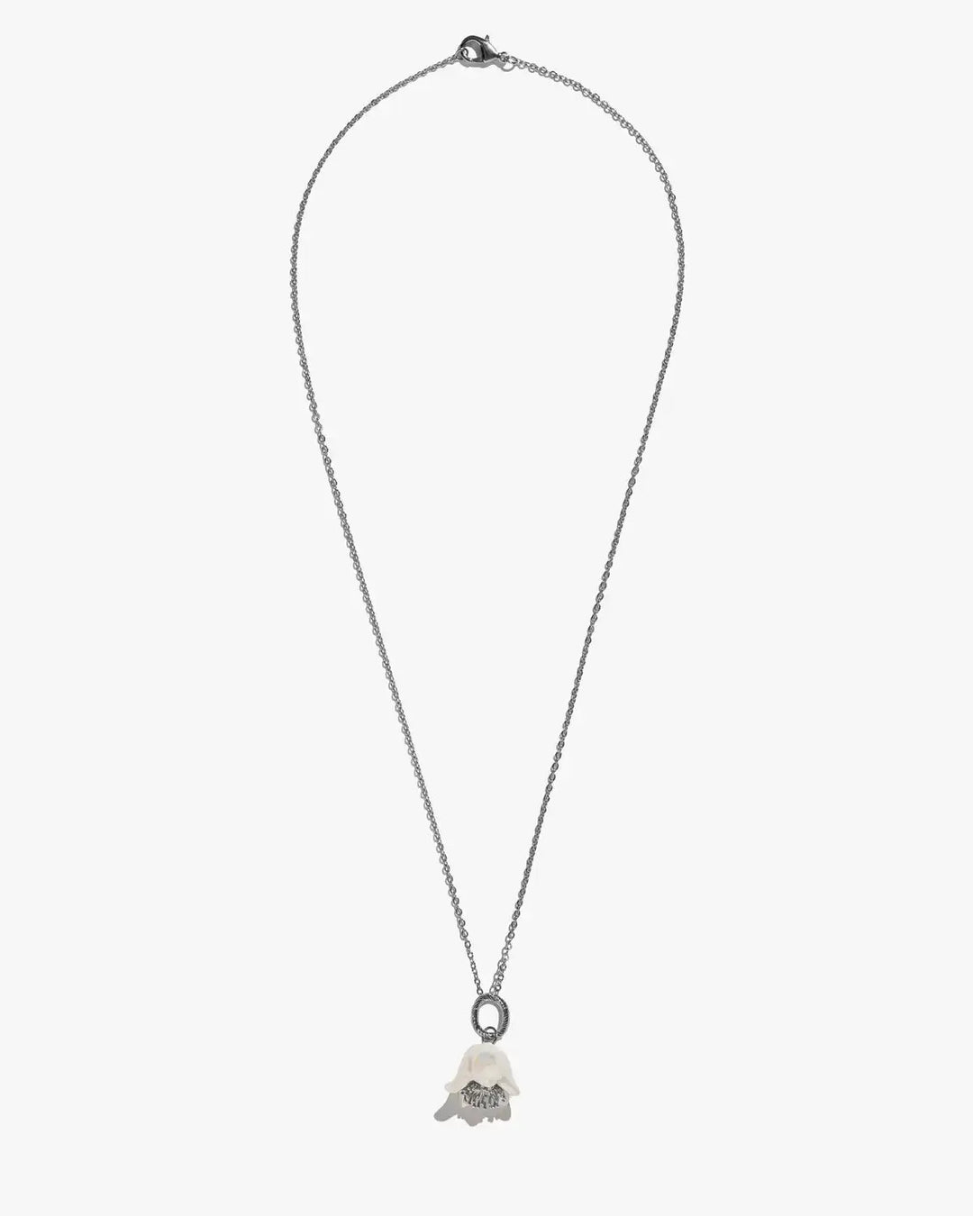 Polysk Small White Bellflower Pendant