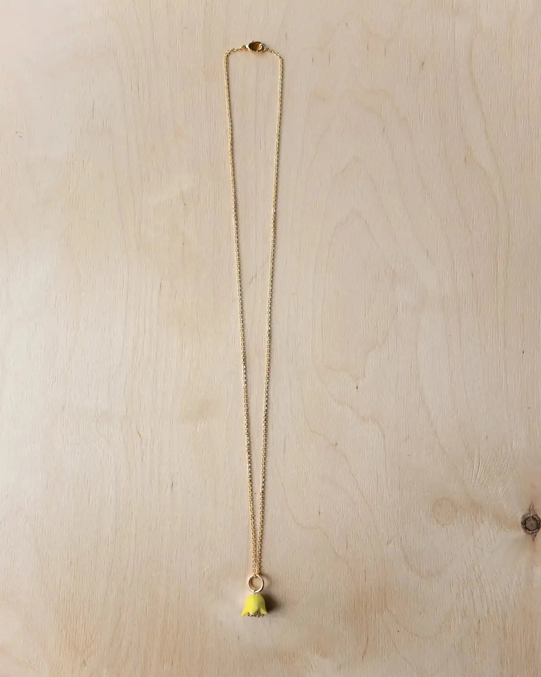 Polysk Small Yellow Bellflower Pendant