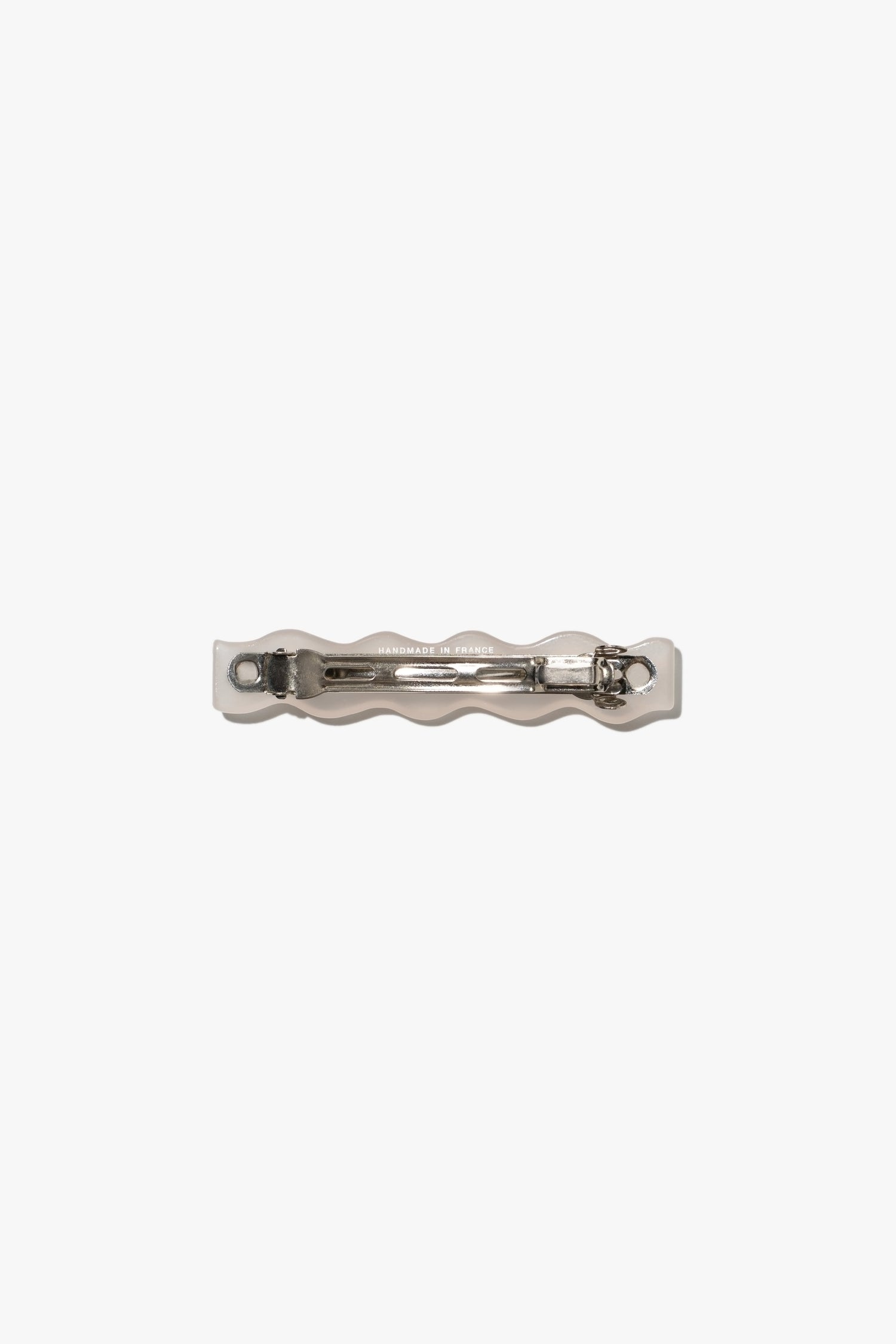 FLURRY mini hair clip in fog color