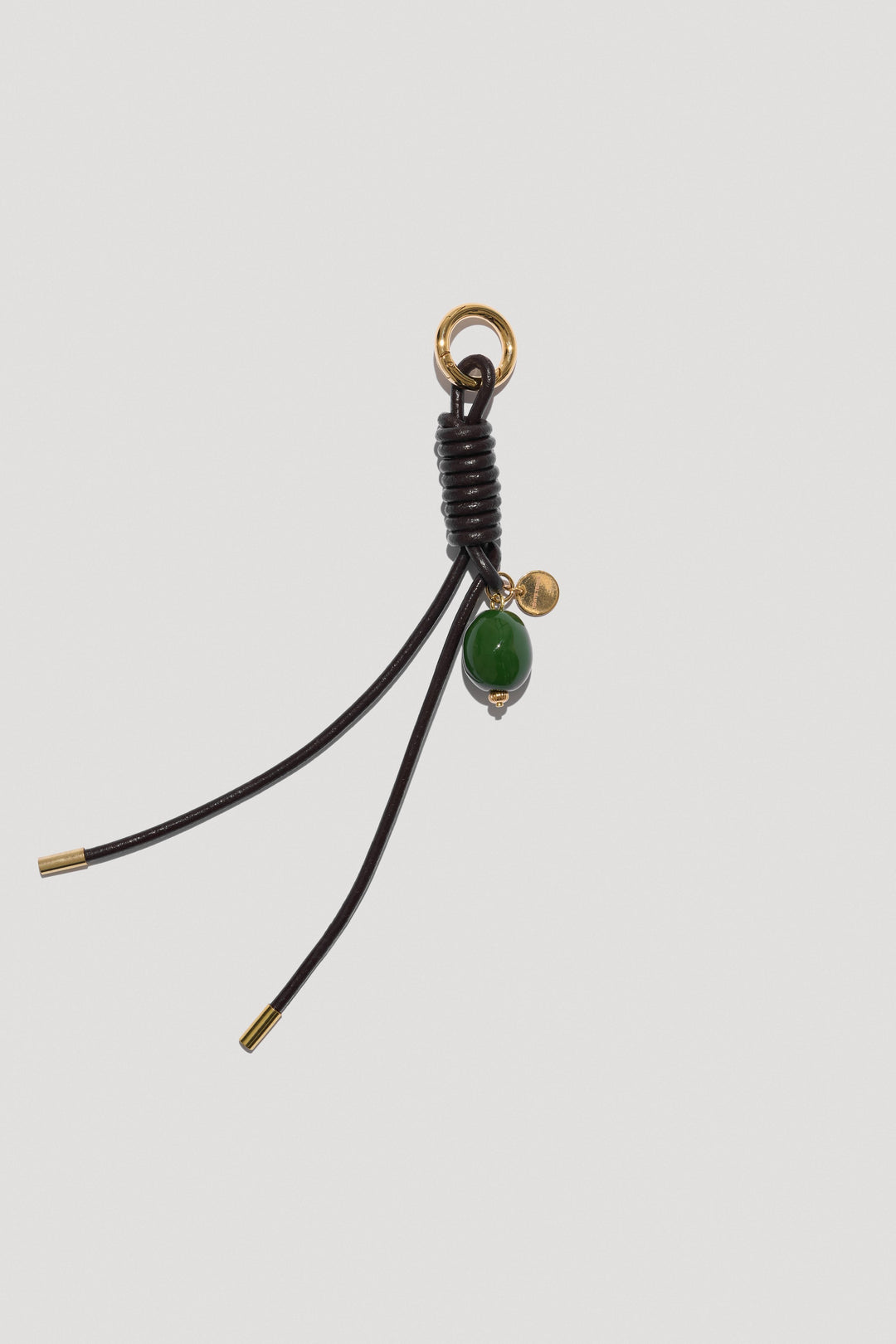 Брелок RESORT Dark Green, золота фурнітура