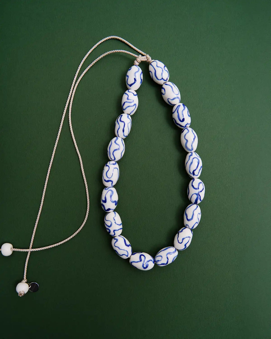 Resort Necklace. Chinese Blue