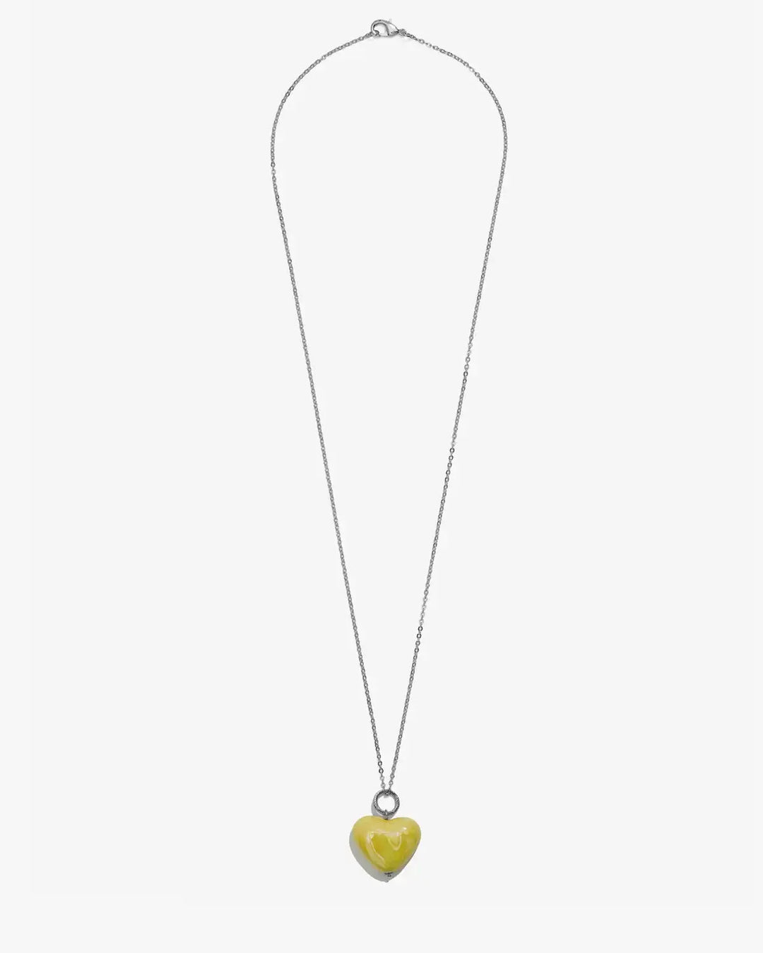 SKARB pendant with a yellow heart on a chain