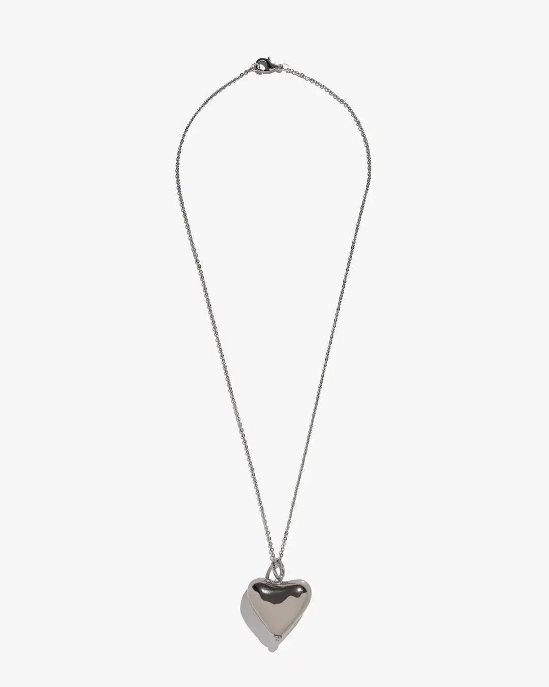 Skarb Platinum-Coated Heart Pendant