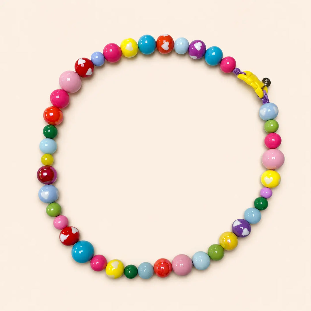 FIZZY couloured dog necklace