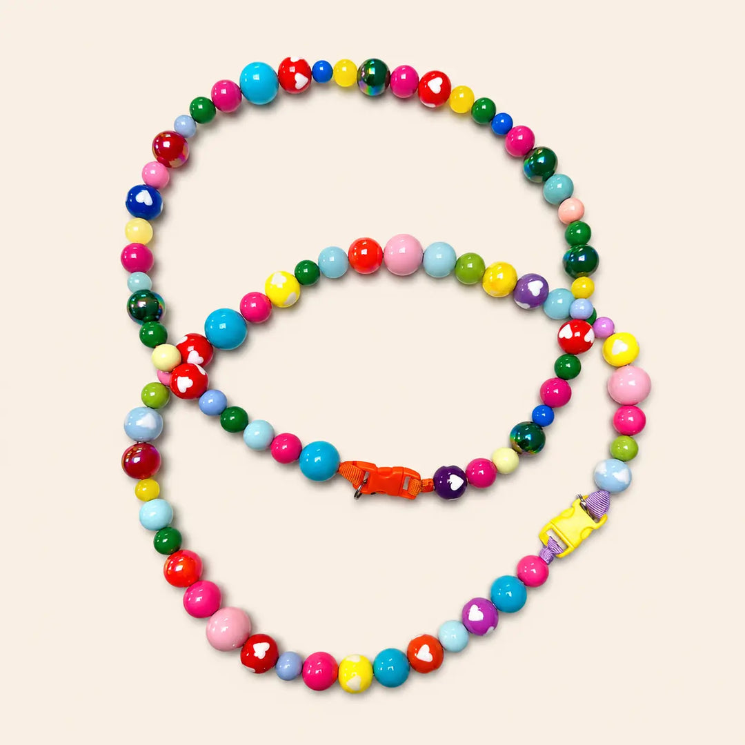 FIZZY couloured dog necklace