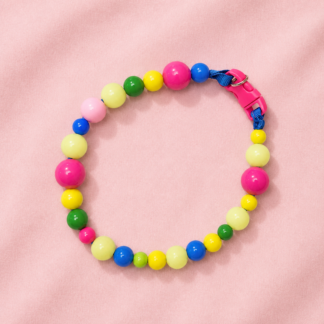 FIZZY couloured dog necklace