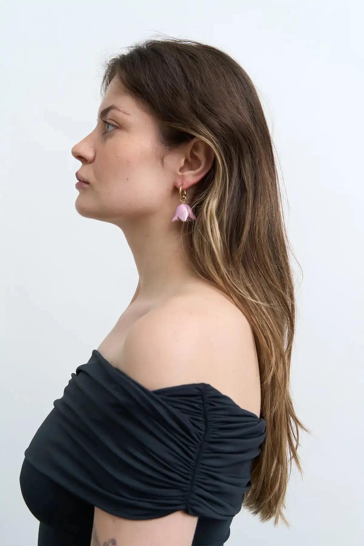 Polysk Bellflower Lilac Single Earring