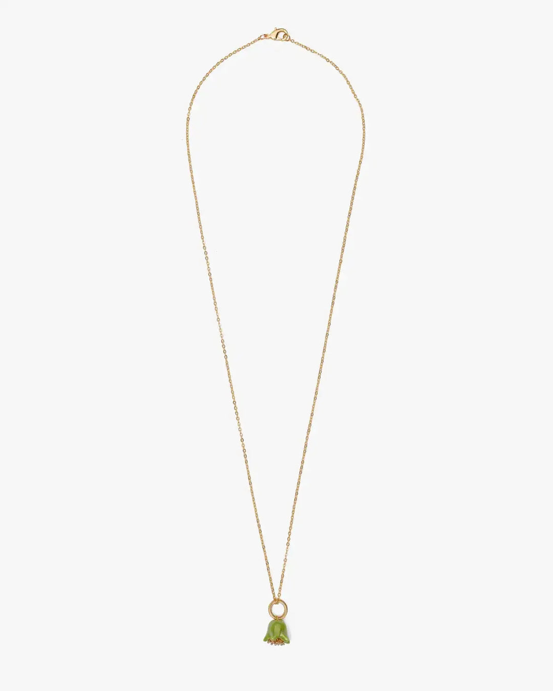 Polysk Small Green Bellflower Pendant