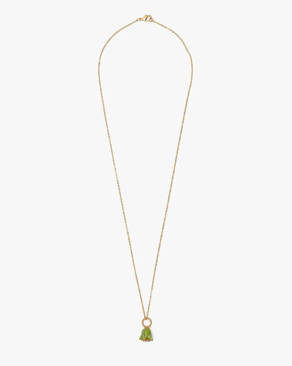 Polysk Small Green Bellflower Pendant