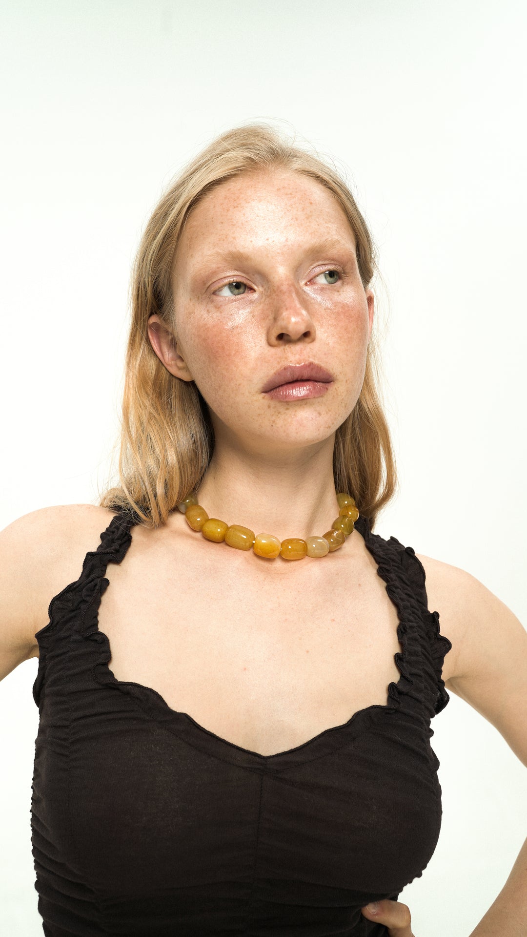 Кольє DELIGHT з натурального агата