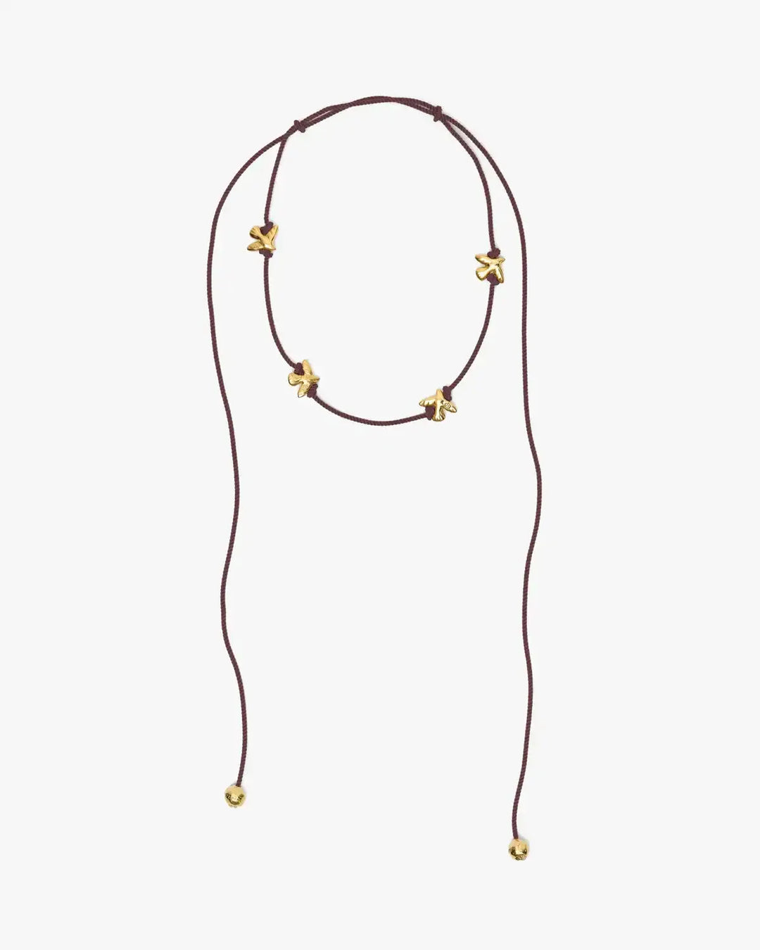 Era Necklace with Gold-Plated Silver Birds