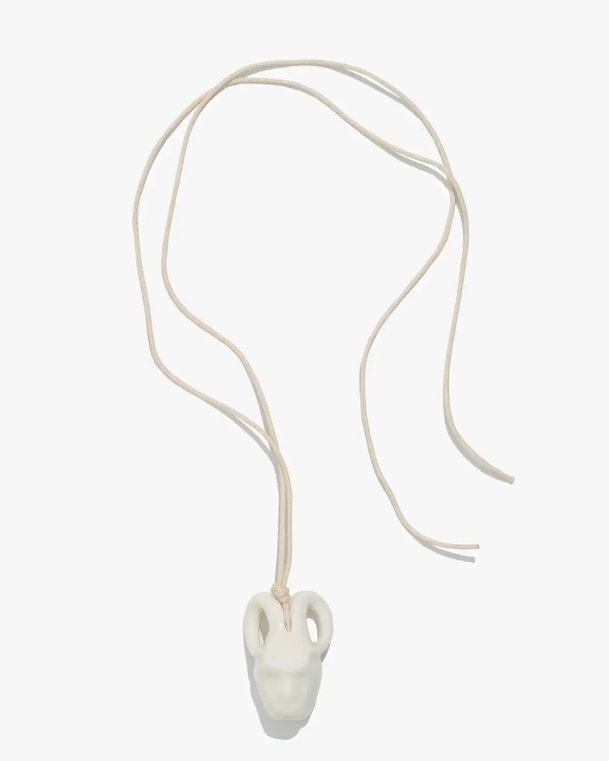 Pamfir White Mask Pendant