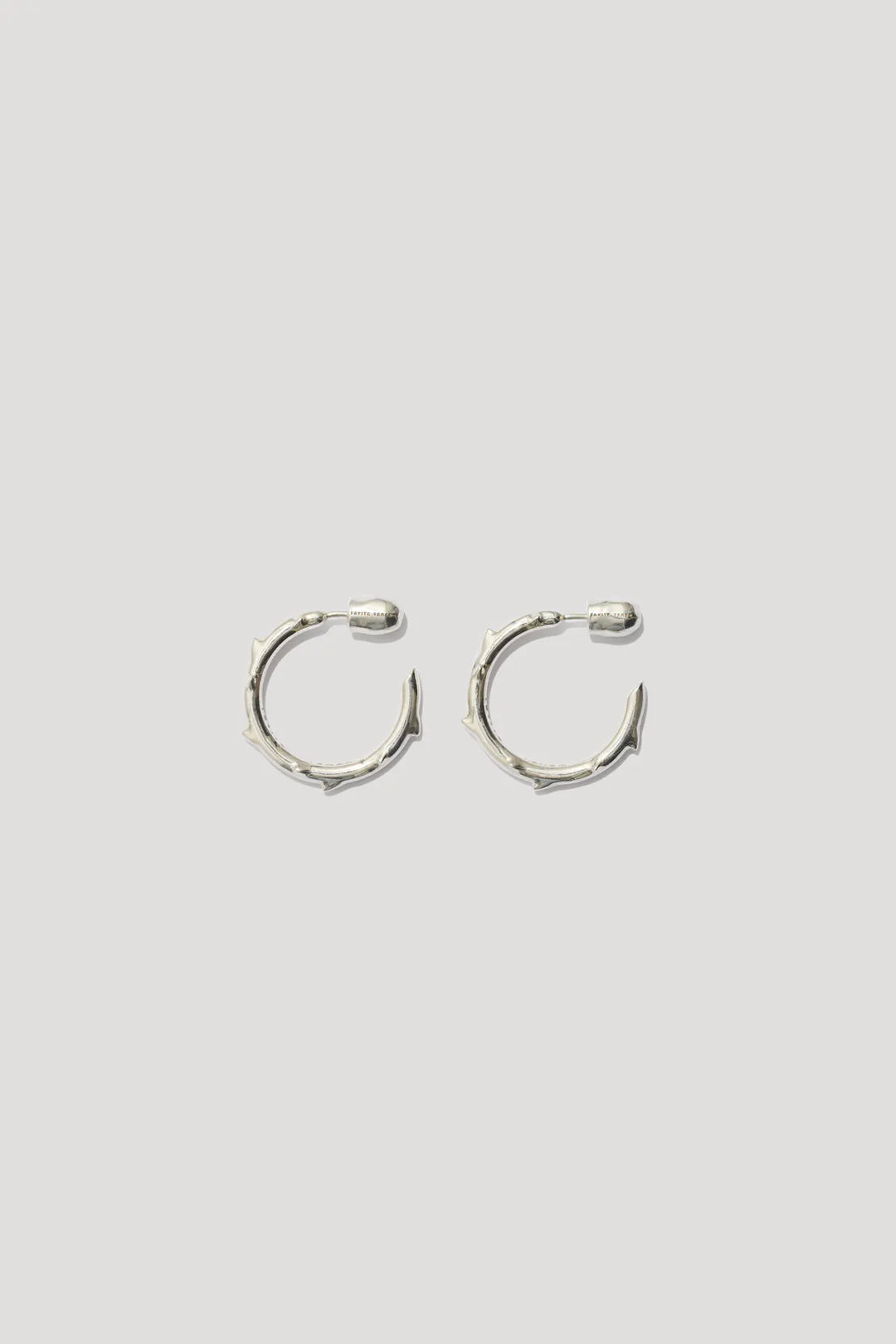 THORNS silver earrings
