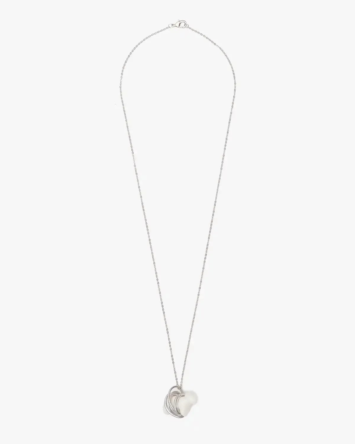 Liuli Cow Pendant with Metal Frame