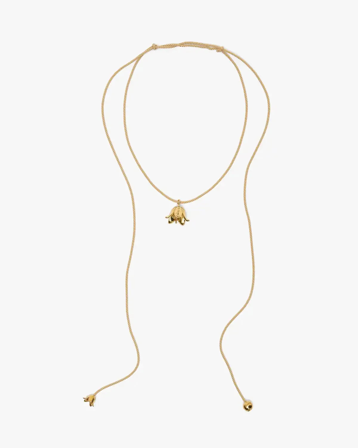 Era Necklace with Gold-Plated Silver Bellflower