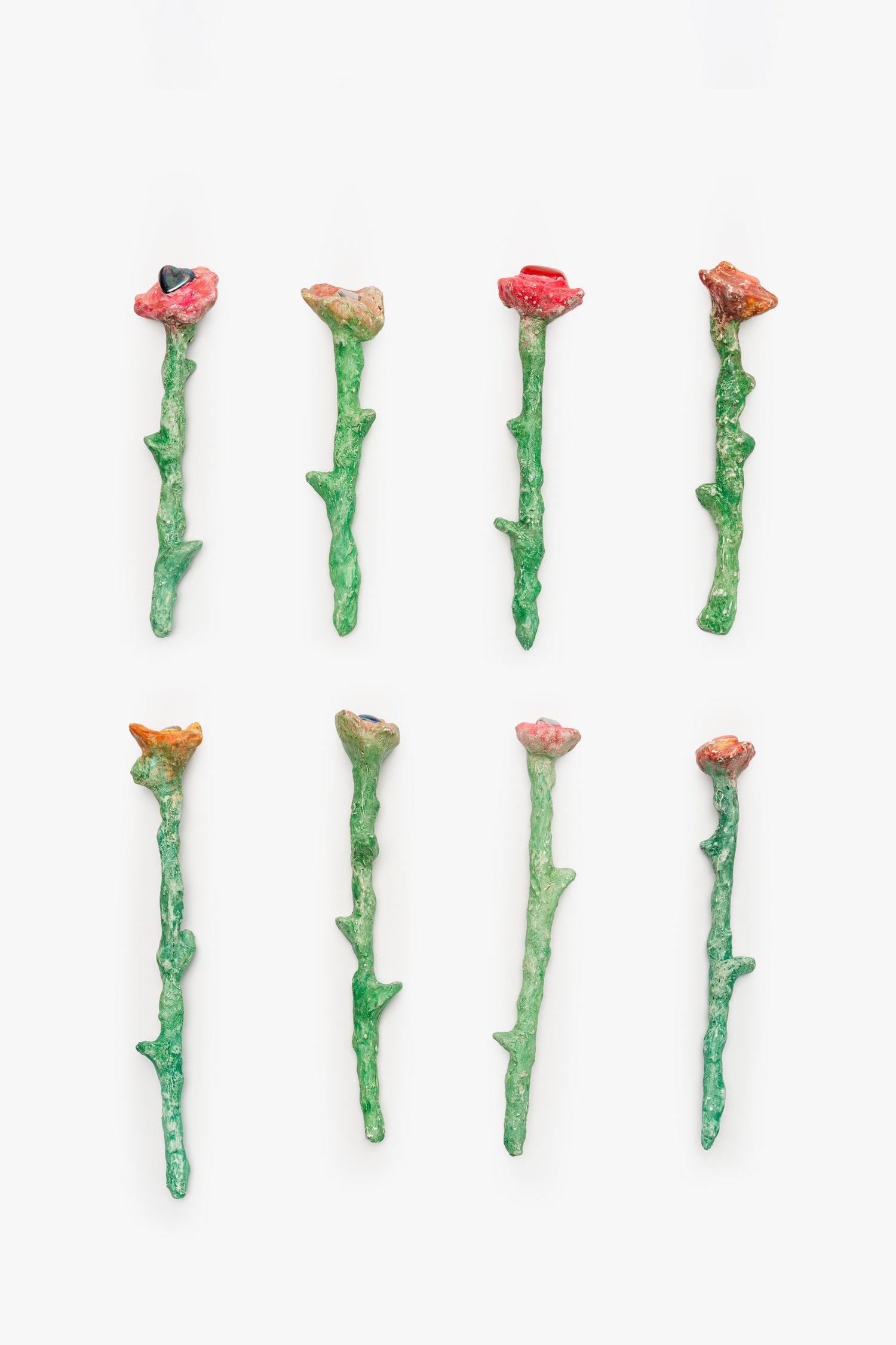 Upcycled sculpture FLOWERS OF ETERNITY. EXPLOSIVE DAHLIA