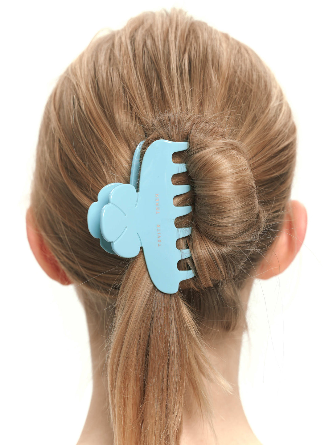 BELLA hair clip-crab in sky blue color