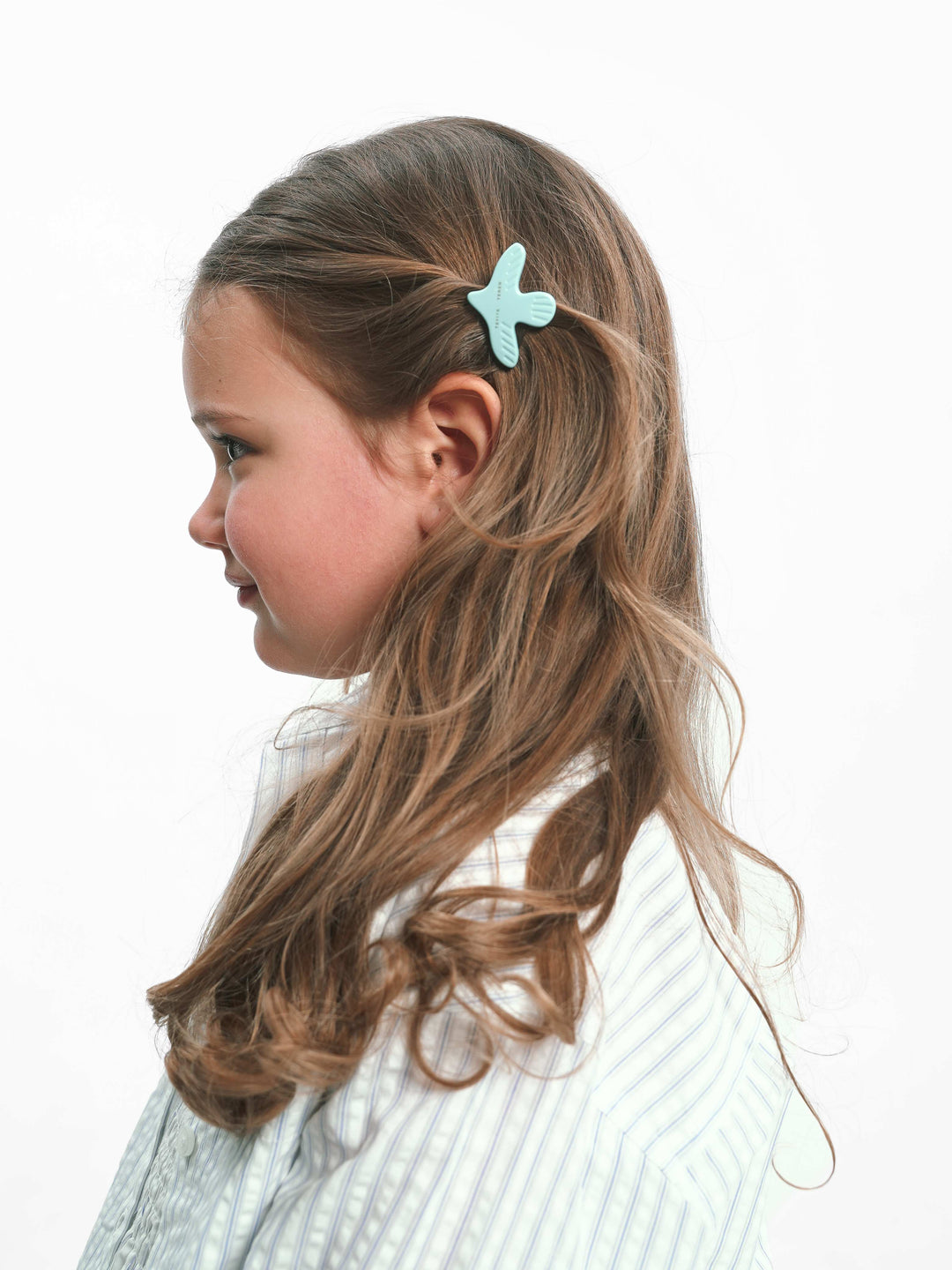 PALOMA small hair clip in sky blue color