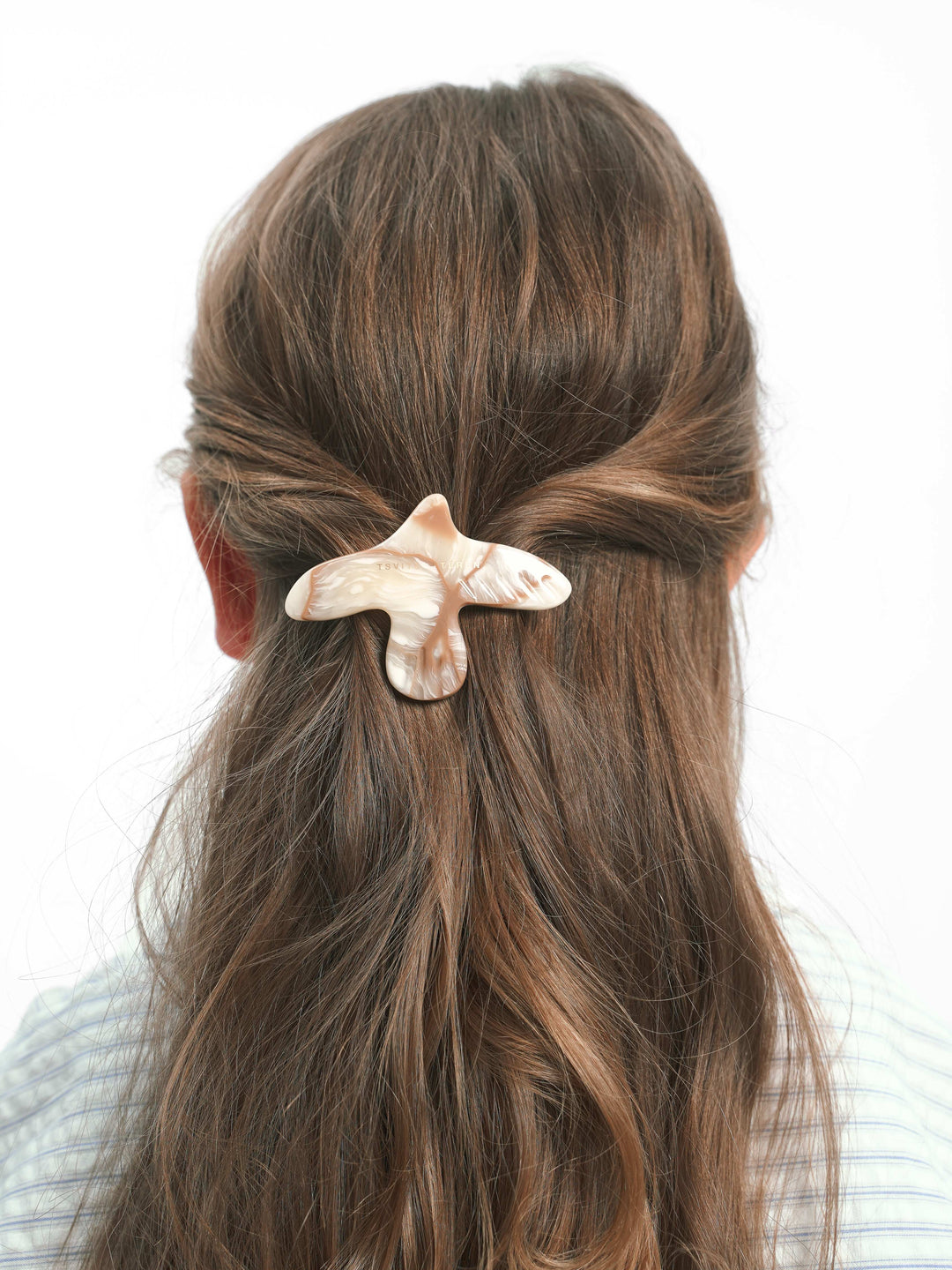 PALOMA medium hair clip in marble color