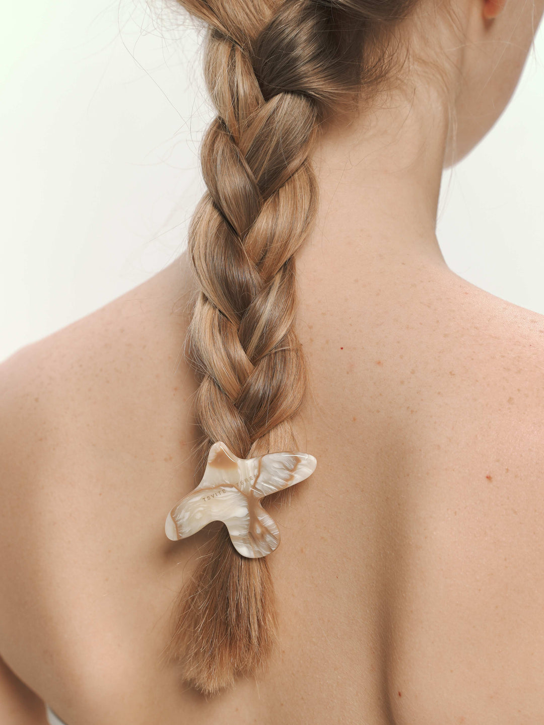 PALOMA medium hair clip in marble color