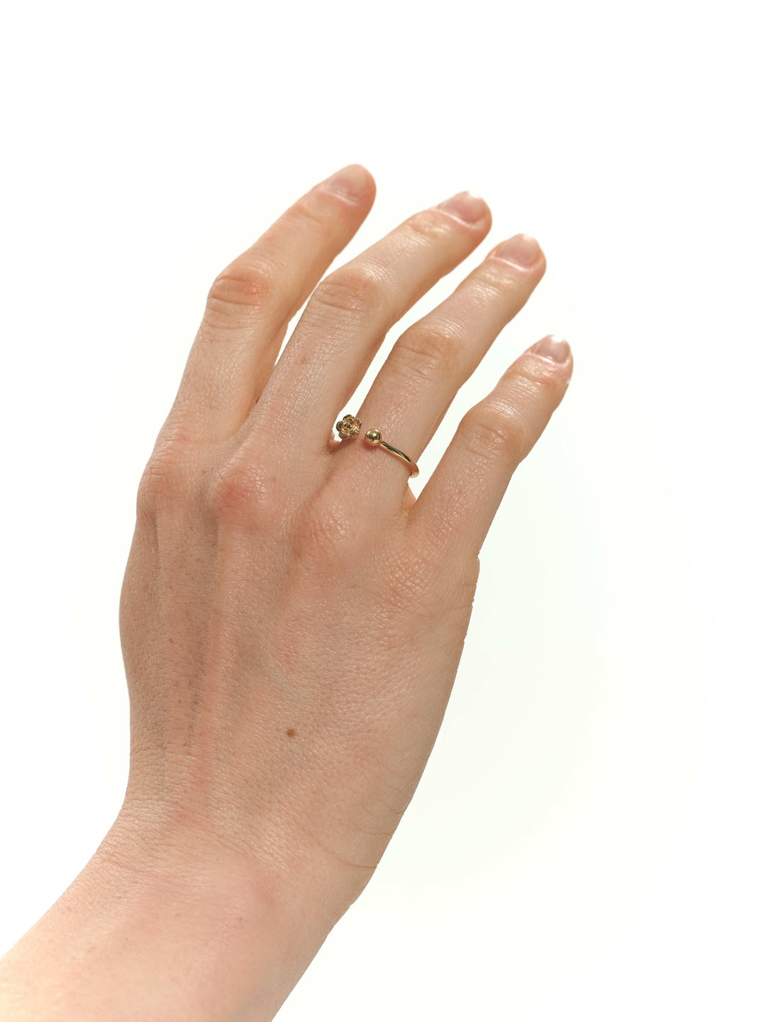 BLOSSOM gold-plated ring