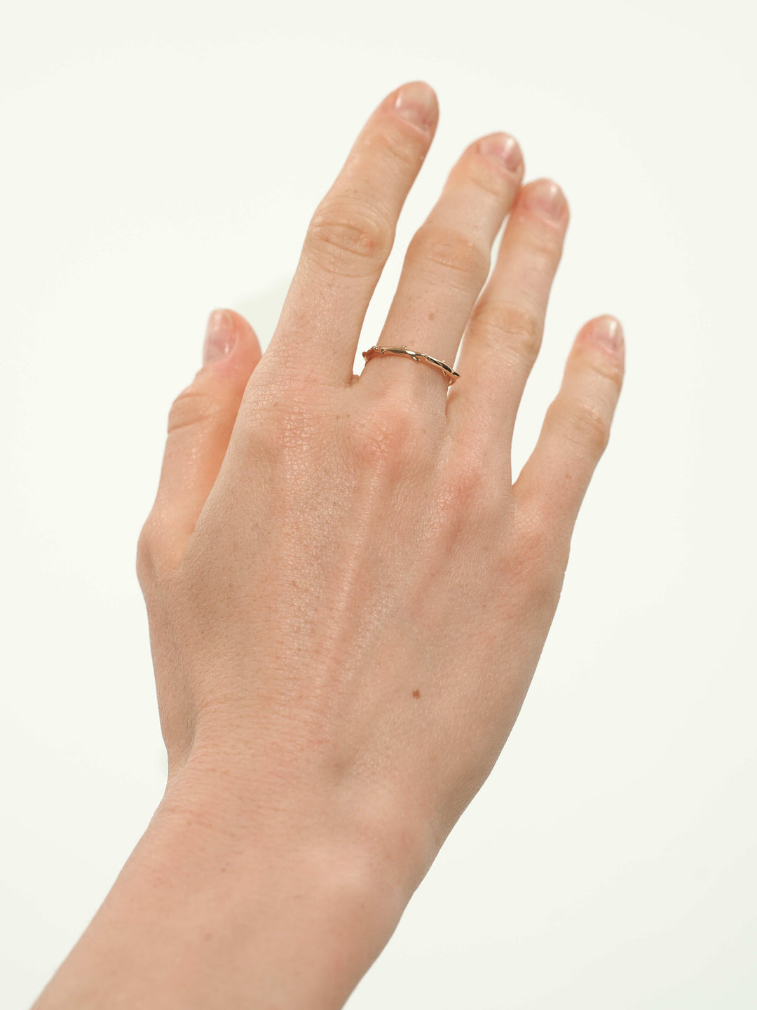 THORNS gold-plated ring