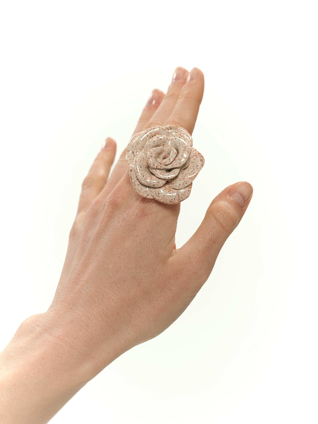 MICHELLE ring in eggshell color