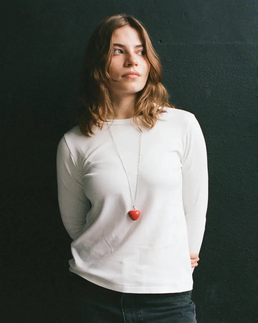 Aura Red Heart Pendant