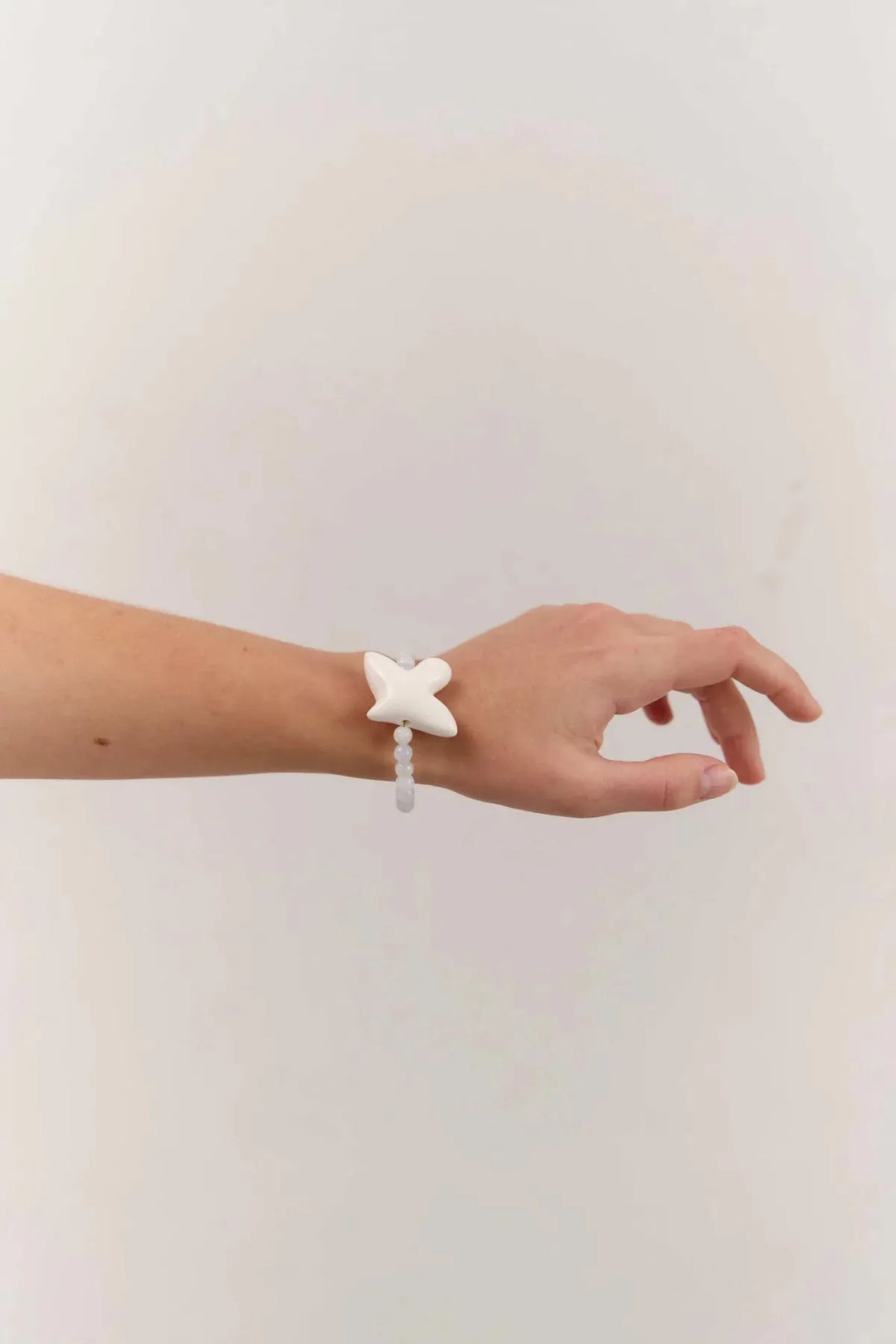 Myrni Bracelet with Blue Quartz and Bird