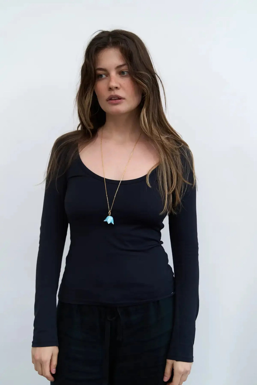 Polysk Bellflower Sky Blue Pendant