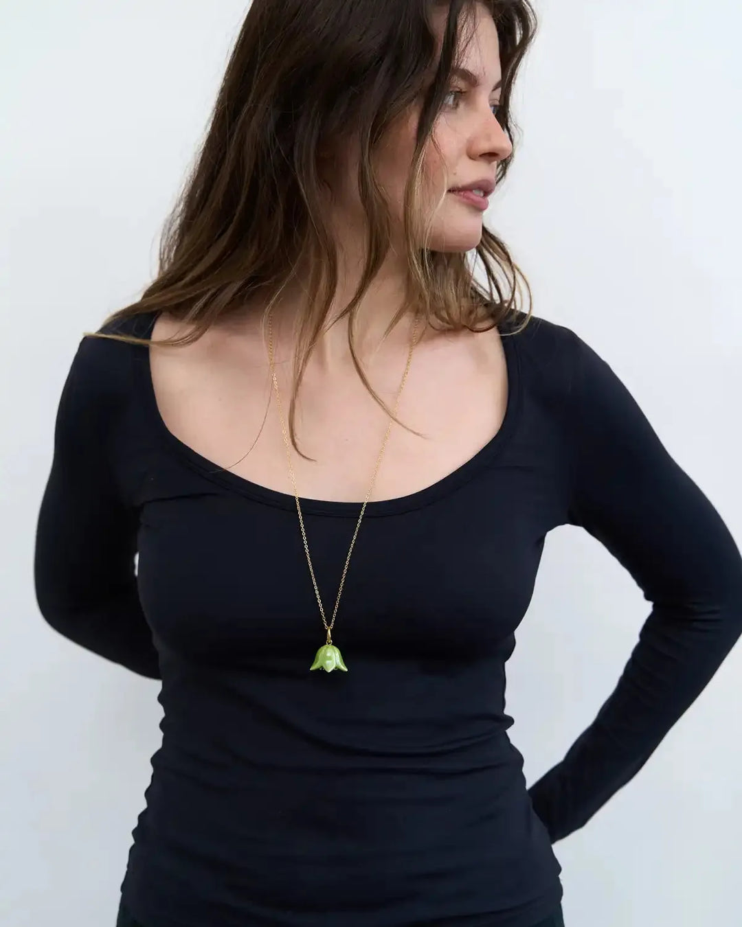 Polysk Bellflower Green Pendant