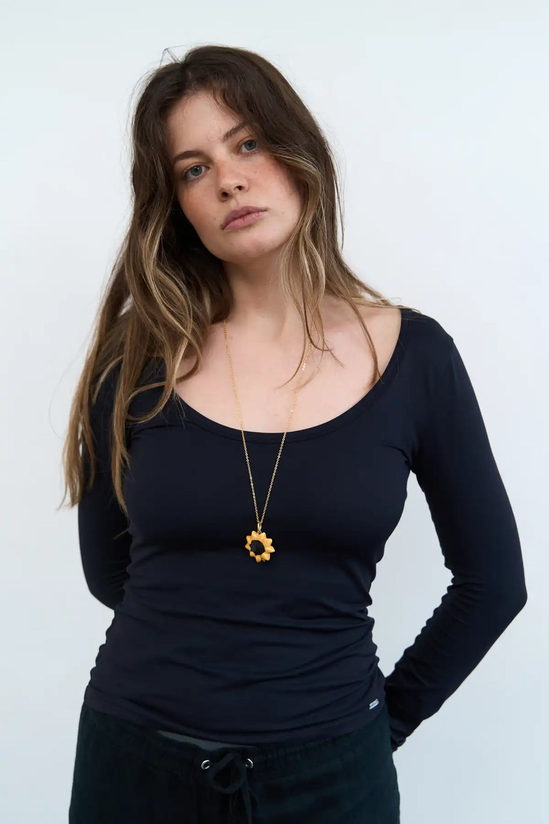 Підвіс POLYSK порцеляновий сонях на ланцюжку