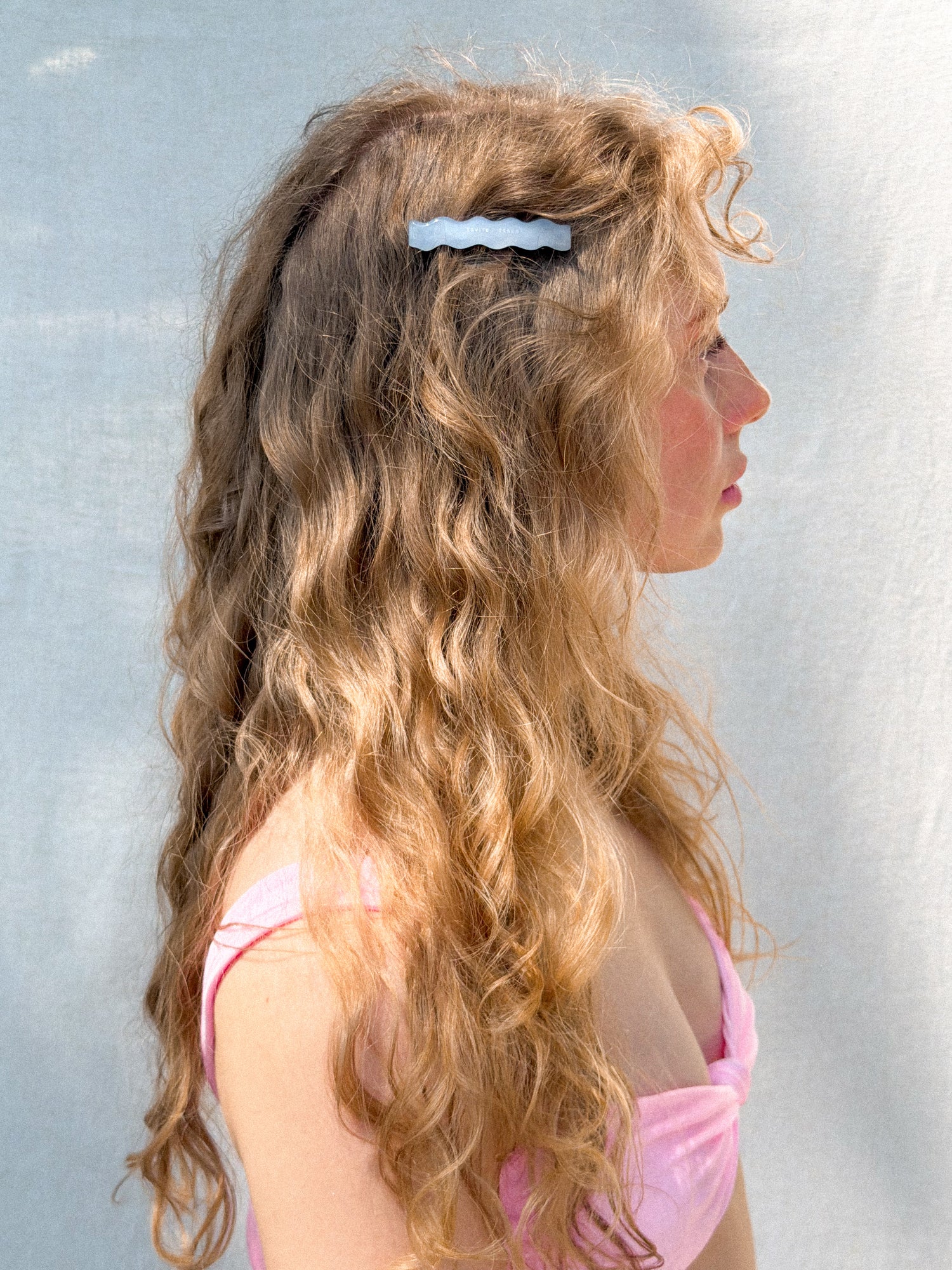 FLURRY mini hair clip in lake color