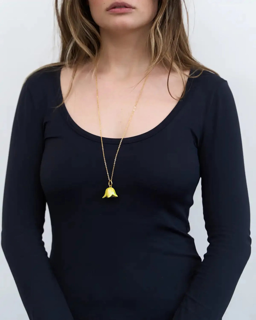 Polysk Bellflower Yellow Pendant