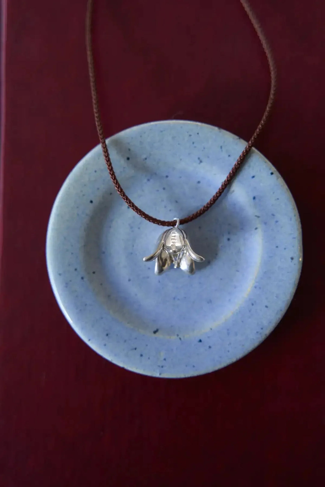 Era Necklace with Silver Bellflower