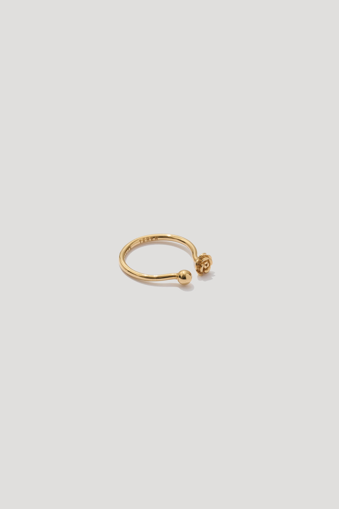 BLOSSOM gold-plated ring