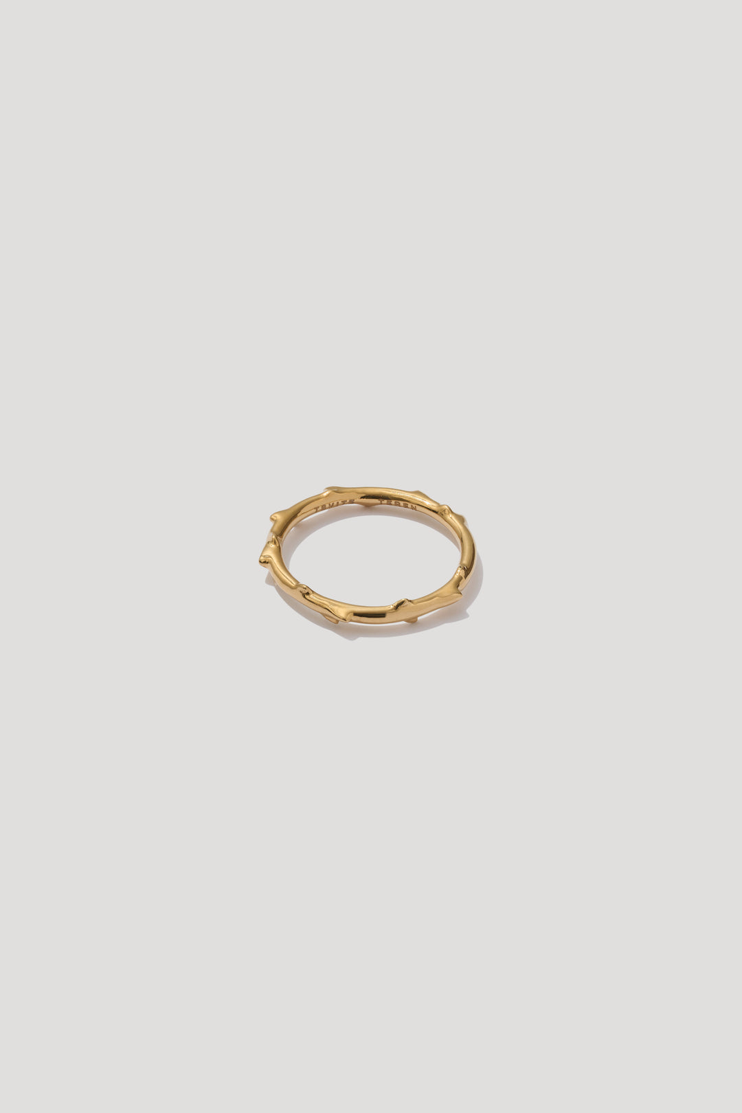 THORNS gold-plated ring